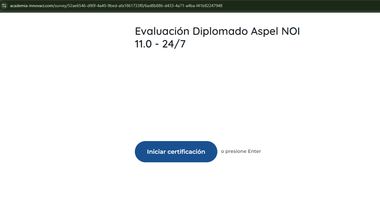 Diplomado Siigo Aspel NOI v11 24/7 - Edición 2025