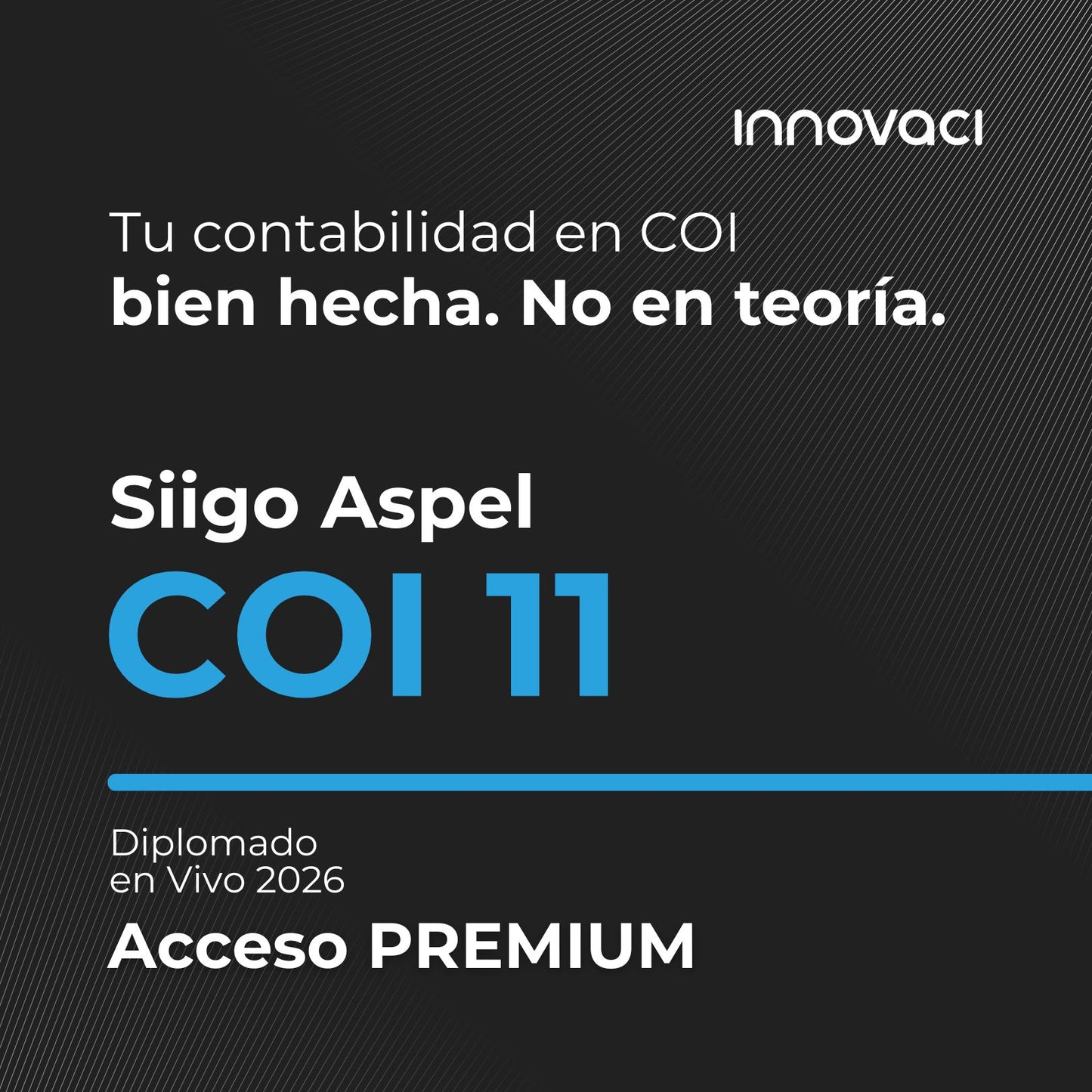 Diplomado Aspel COI 11 en Línea | Deja de improvisar tu contabilidad