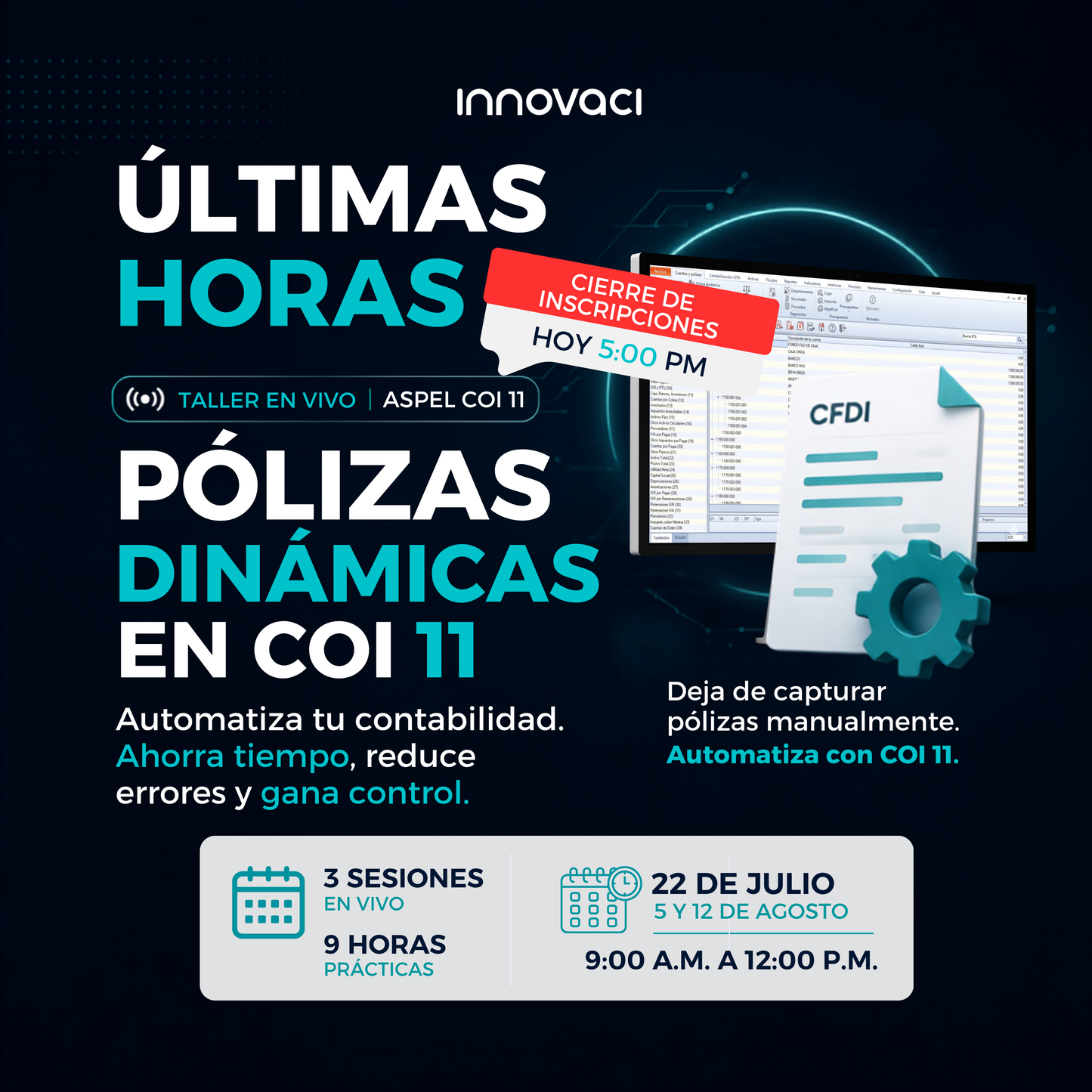 Taller de Pólizas Dinámicas en Aspel COI 11