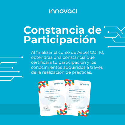 Curso Aspel COI 10 desde CERO – ¡Disponible 24/7!