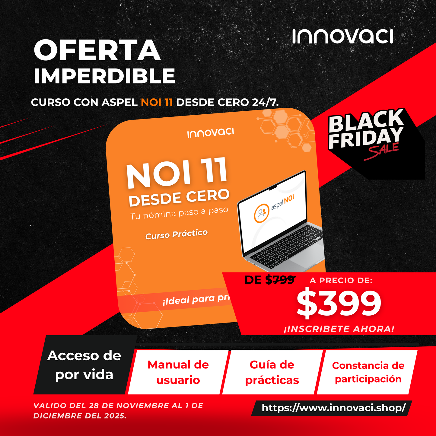 Curso Aspel NOI 11 desde CERO – ¡Disponible 24/7!