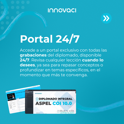 Diplomado Aspel COI 10v | Acceso Plus