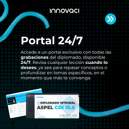 Diplomado Aspel COI 10v | Acceso Premium