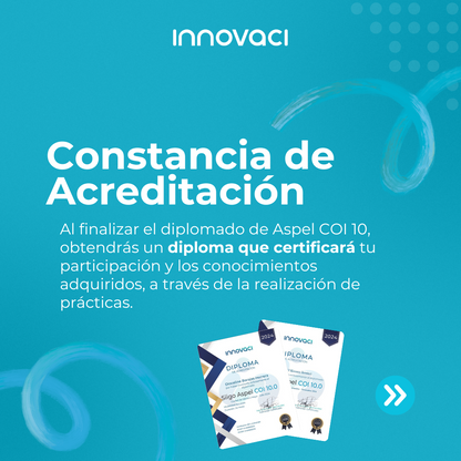 Diplomado Aspel COI 10v | Acceso Plus