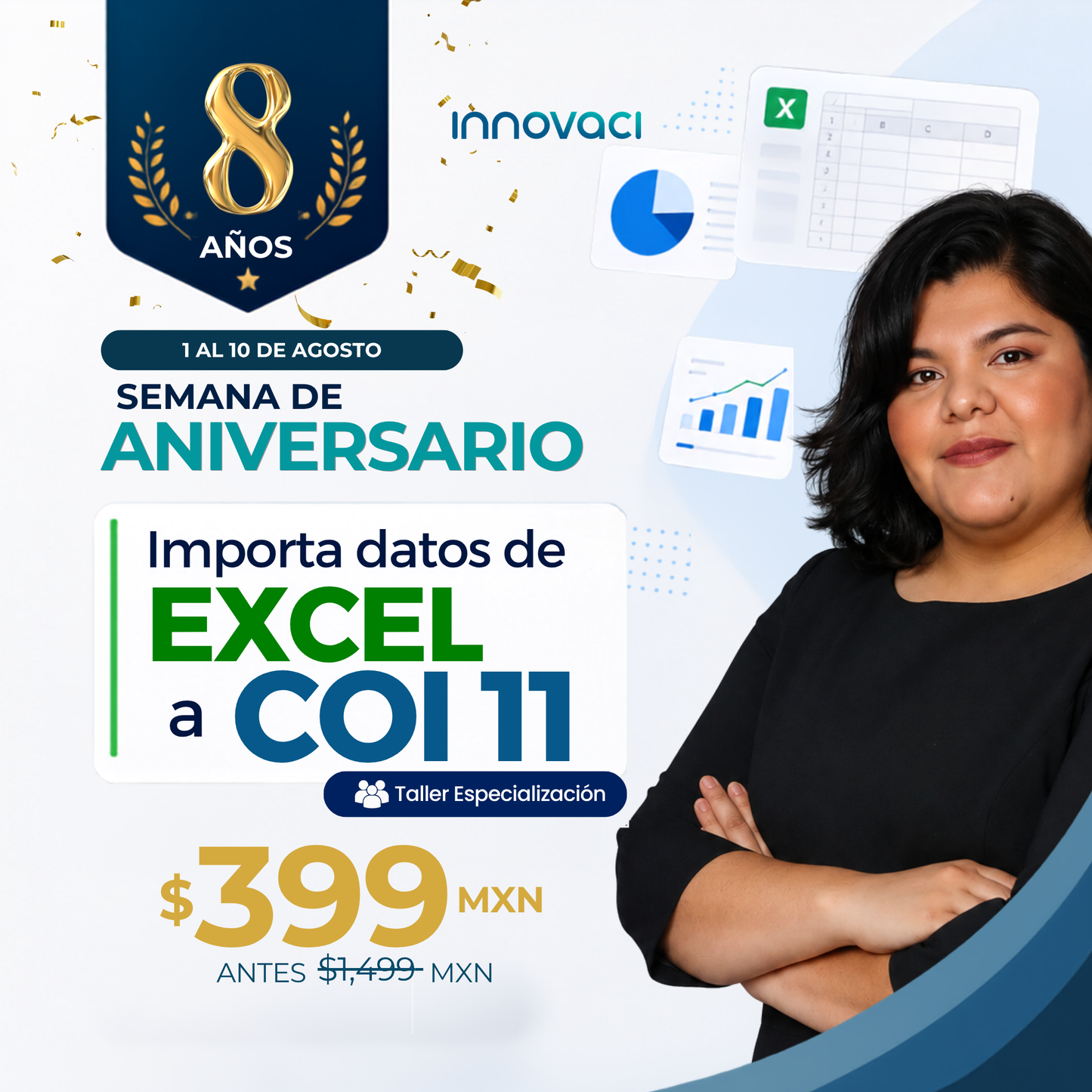 Taller Importa Datos de Excel a COI 11 · 24/7