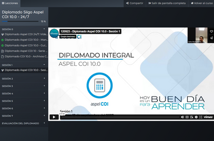 Diplomado Siigo Aspel COI v10 24/7 - Edición 2024