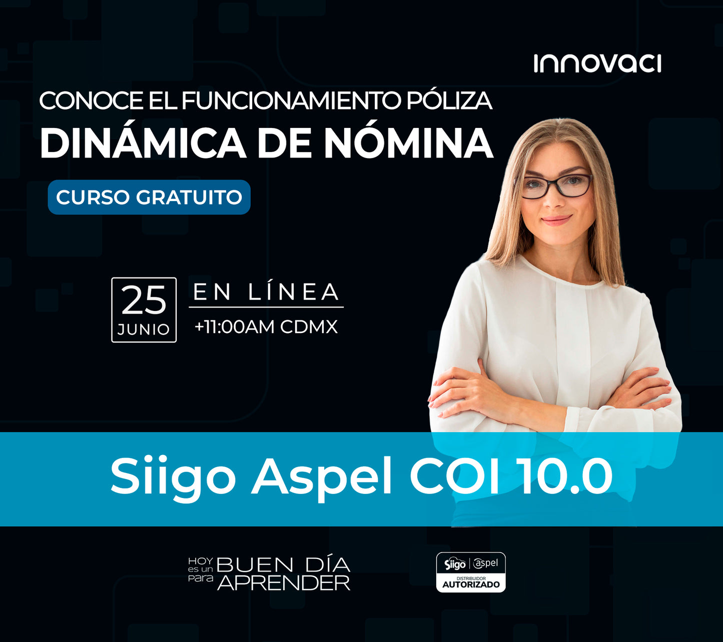 Curso Aspel: Conoce el funcionamiento de la póliza dinámica de Nómina con Siigo Aspel COI 10.0
