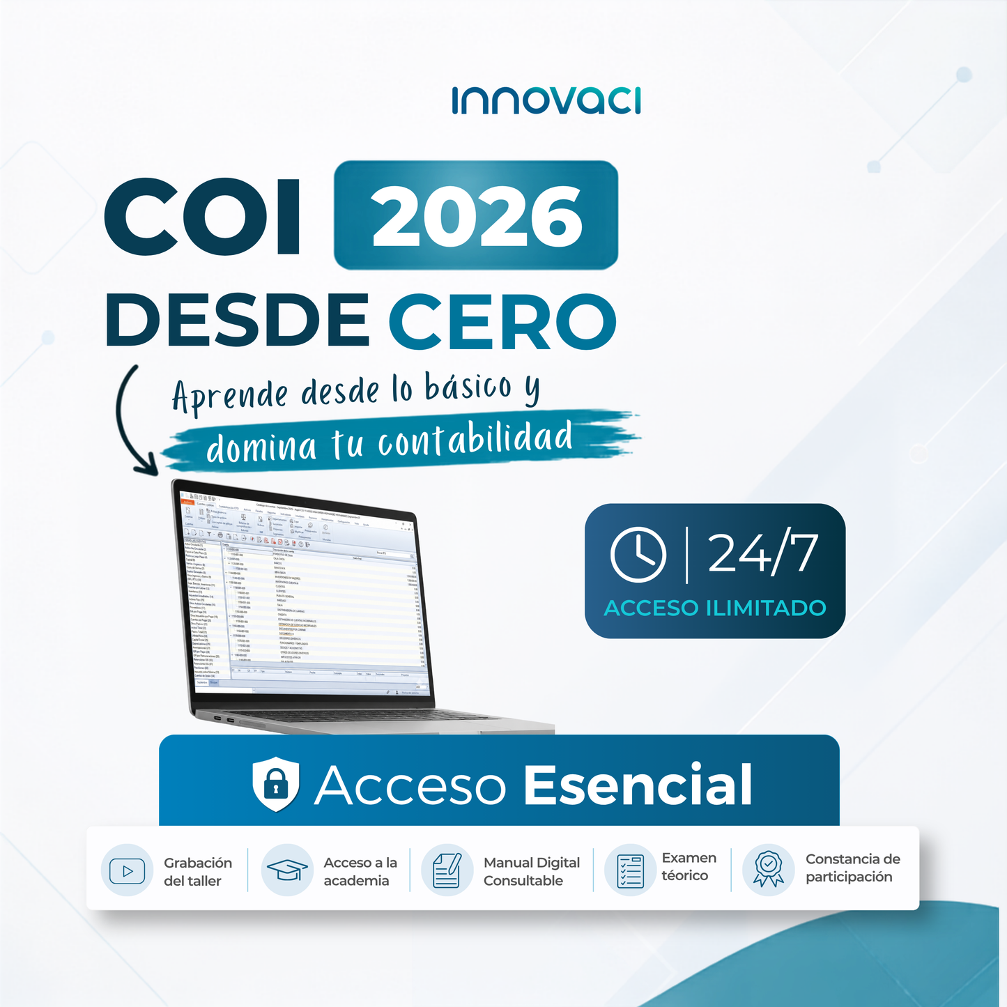 Domina Aspel COI 11 Desde Cero en 2026 - 24/7