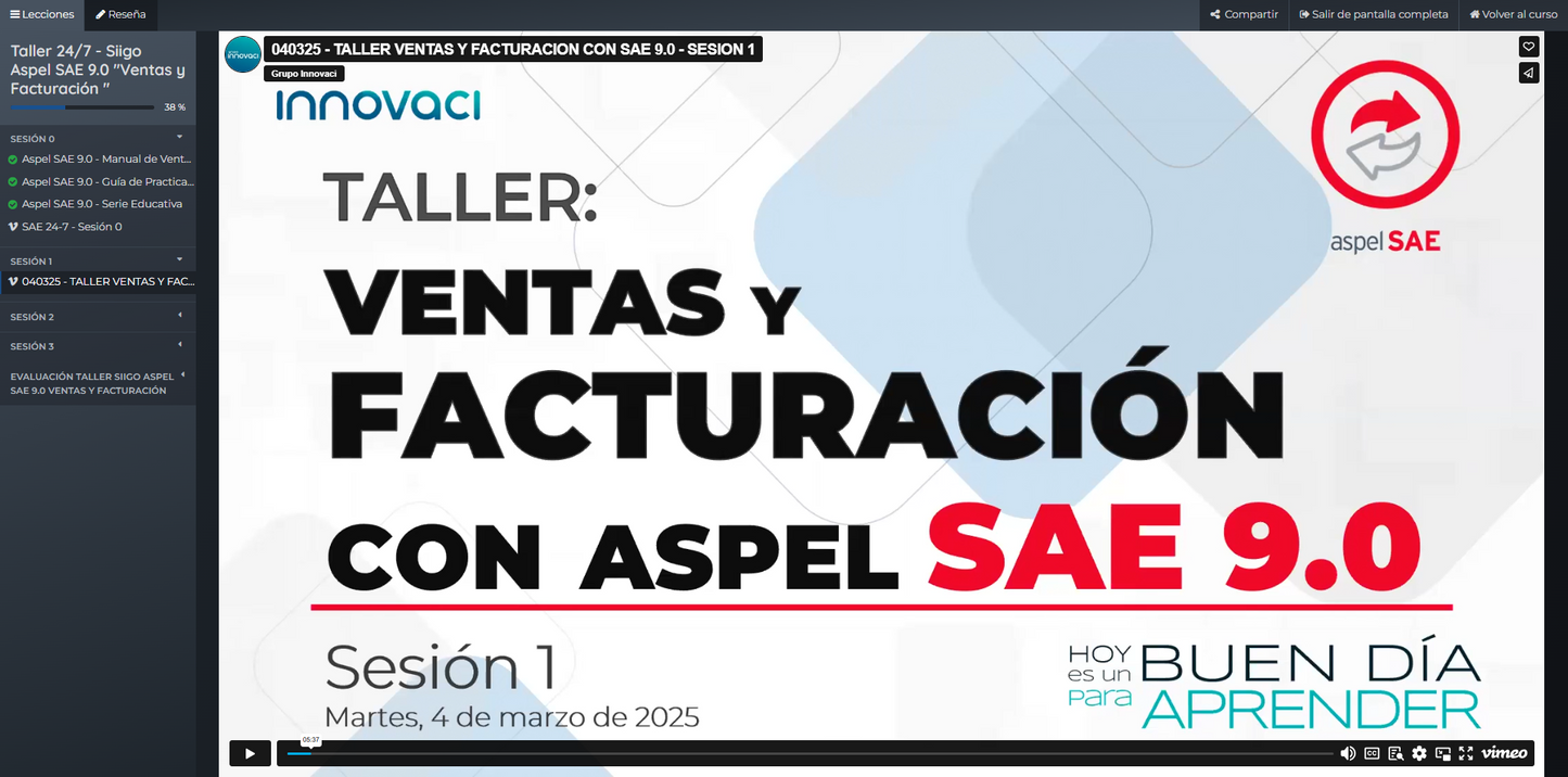 Taller 24/7 Siigo Aspel SAE v9: Ventas y Facturación