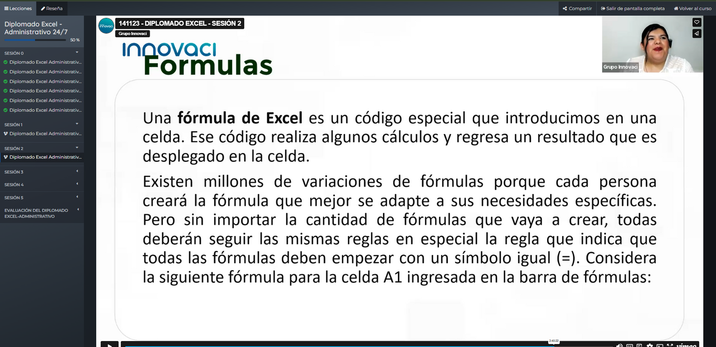 Diplomado EXCEL Administrativo 24/7