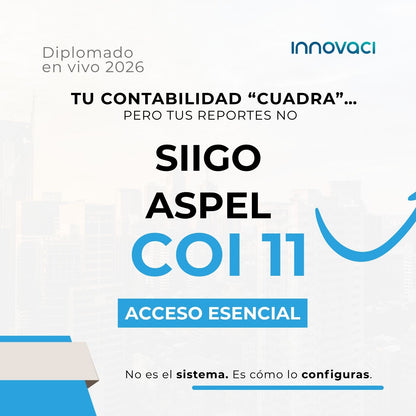 Diplomado Aspel COI 11 en Línea | Deja de improvisar tu contabilidad