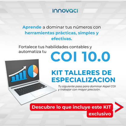 Kit: Talleres de Especialización Aspel COI 10.0 - 24/7