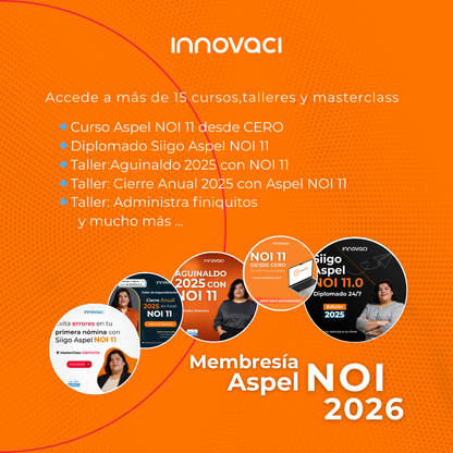 Membresía Aspel NOI 2026 – Ideal para noministas y RRHH