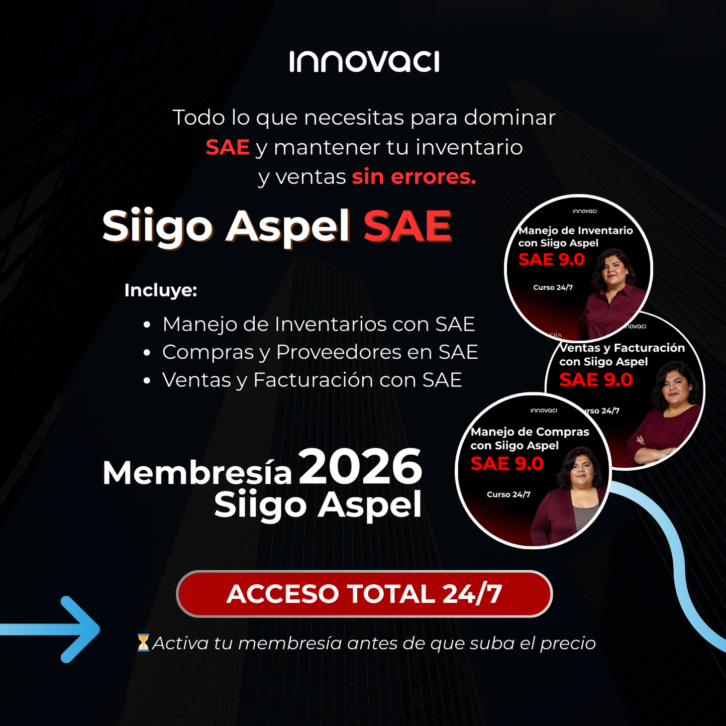 Membresía 2026 Siigo Aspel – Acceso Total 24/7