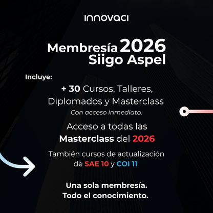 Membresía 2026 Siigo Aspel – Acceso Total 24/7