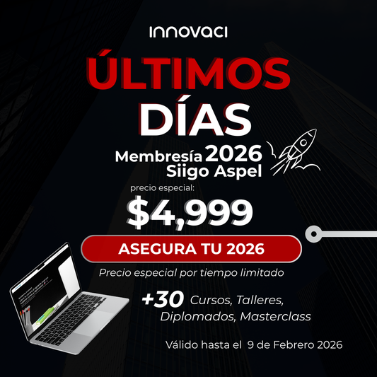 Membresía 2026 Siigo Aspel – Acceso Total 24/7