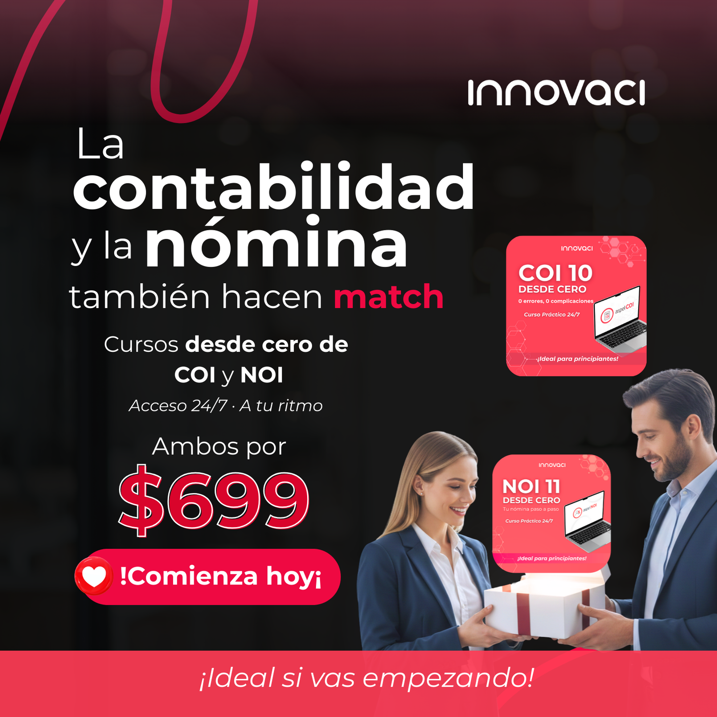 Dúo Aspel COI 10 + NOI 11 Desde Cero (Cursos 24/7)