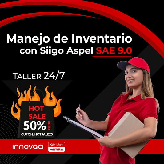 Taller 24/7 Siigo Aspel SAE v9: Manejo de Inventario