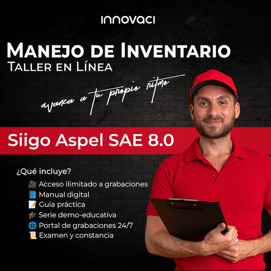 Taller Siigo Aspel SAE v8: Manejo de Inventario 24/7 - Edición 2024
