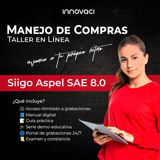 Taller Siigo Aspel SAE v8: Manejo de Compras 24/7 - Edición 2024