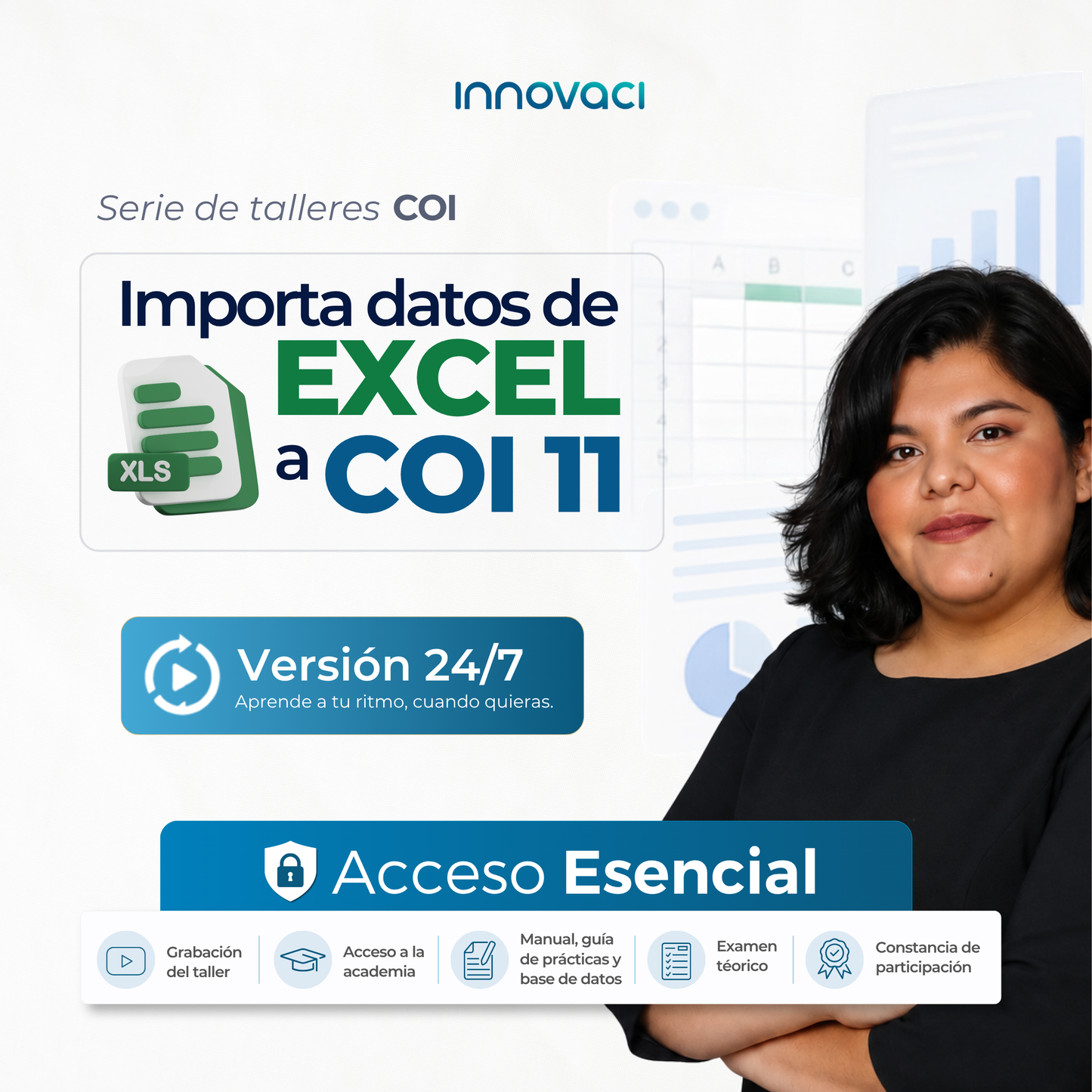 Taller Importa Datos de Excel a COI 11 · 24/7